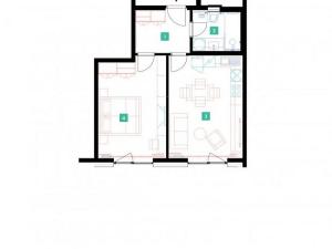 Pronájem bytu 2+kk, Praha - Stodůlky, Mukařovského, 50 m2