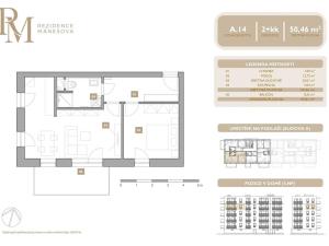 Prodej bytu 2+kk, Lipník nad Bečvou, Mánesova, 50 m2