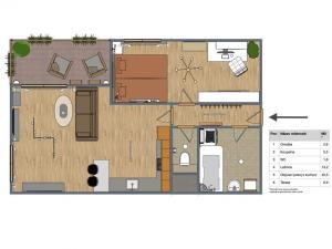 Prodej bytu 1+kk, Praha - Bohnice, Ústavní, 52 m2