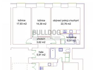 Pronájem bytu 3+kk, Praha - Libeň, Zenklova, 70 m2