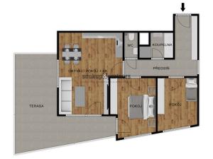 Prodej bytu 3+kk, Praha - Hostivař, Nurmiho, 69 m2