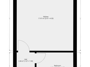 Pronájem bytu 1+kk, Praha - Třeboradice, U Slaviborského dvora, 26 m2