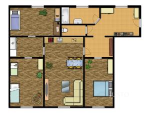 Pronájem bytu 4+kk, Písek, Pražská, 87 m2