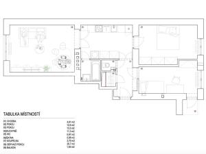 Pronájem bytu 3+1, Praha - Braník, Na Mlejnku, 70 m2