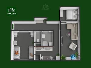 Pronájem bytu 3+1, Stříbro, Brožíkova, 56 m2