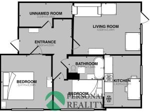 Prodej bytu 3+1, Písek - Budějovické Předměstí, nábřeží 1. máje, 66 m2