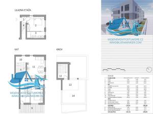 Prodej bytu 4+kk, Petrčane, Chorvatsko, 100 m2