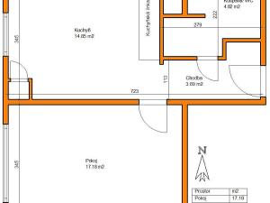 Prodej bytu 2+kk, Cihelna, Kunětická, 42 m2