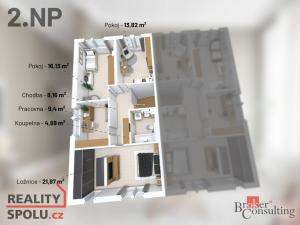 Prodej rodinného domu, Milovice - Mladá, Tyršova, 160 m2