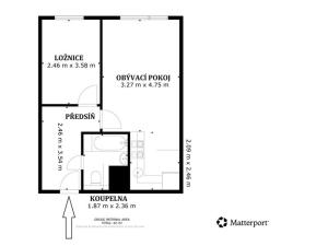 Pronájem bytu 2+kk, Beroun - Beroun-Město, Košťálkova, 44 m2