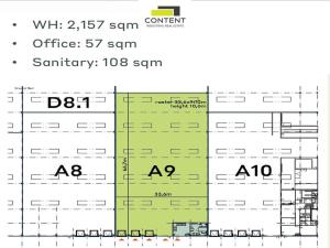 Pronájem výrobních prostor, Kozomín, 2157 m2