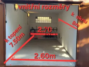 Pronájem garáže, Ústí nad Labem - Klíše, Cestička, 21 m2
