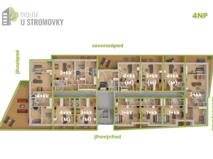Prodej bytu 4+kk, České Budějovice, 108 m2