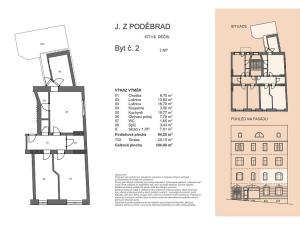 Prodej bytu 3+1, Děčín - Děčín VI-Letná, J. z Poděbrad, 71 m2