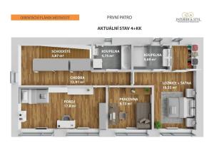 Pronájem rodinného domu, Přezletice, Školní, 120 m2