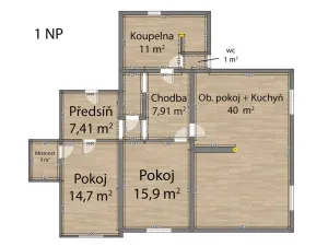 Prodej rodinného domu, Stříbro - Milíkov, 162 m2