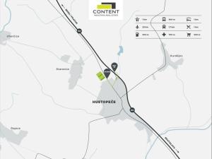 Pronájem výrobních prostor, Hustopeče, Brněnská, 23000 m2