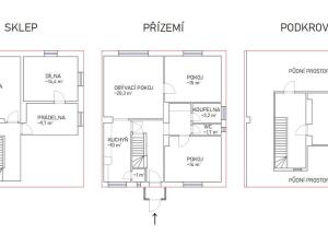 Prodej rodinného domu, Brumov-Bylnice - Brumov, Na Vyhlídce, 93 m2