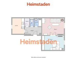 Pronájem bytu 2+1, Havířov - Město, Místní, 52 m2