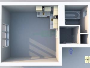 Pronájem bytu 1+kk, Praha - Michle, Brtnická, 25 m2