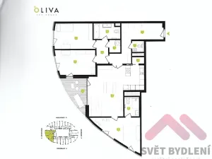 Prodej bytu 4+kk, Praha - Michle, Hodonínská, 127 m2