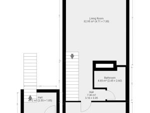 Pronájem bytu 2+kk, Praha - Vysočany, Skloněná, 64 m2