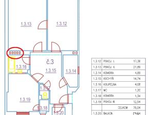 Prodej bytu 3+1, Brno - Zábrdovice, Špitálka, 78 m2