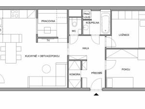 Prodej bytu 3+kk, Praha, Emilie Hyblerové, 78 m2