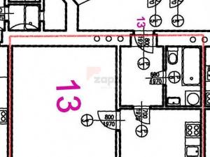 Pronájem bytu 2+kk, Praha - Smíchov, Grafická, 42 m2