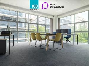 Pronájem kanceláře, Praha - Smíchov, Karla Engliše, 1000 m2