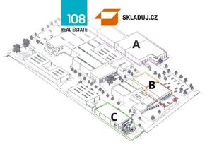 Pronájem skladu, Jinačovice, 3800 m2