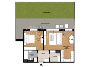 Pronájem bytu 2+kk, Praha - Pitkovice, Penízovková, 59 m2