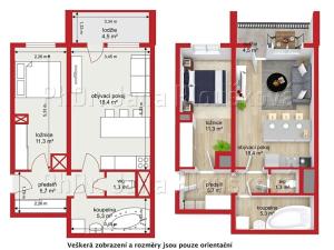 Prodej bytu 2+kk, Praha - Háje, Matúškova, 45 m2