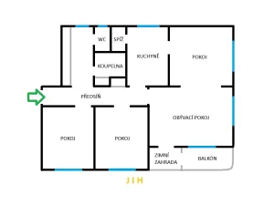 Pronájem bytu 4+1, Ostrava, Strelkovova, 97 m2