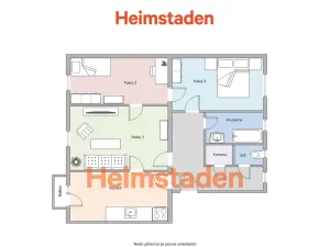Pronájem bytu 3+1, Havířov - Prostřední Suchá, Kapitána Jasioka, 70 m2