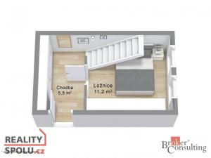 Prodej bytu 2+1, Dalovice - Všeborovice, Dolní, 62 m2