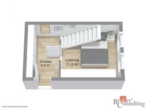 Prodej bytu 2+1, Dalovice - Všeborovice, Dolní, 62 m2