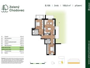 Prodej bytu 3+kk, Praha - Chodov, Blažimská, 100 m2