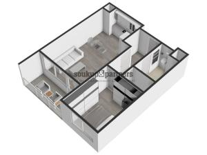 Prodej bytu 2+kk, Praha - Ruzyně, Stočesova, 59 m2