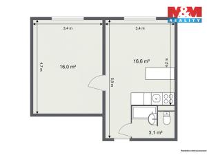 Prodej bytu 1+1, Karlovy Vary - Rybáře, Sibiřská, 38 m2