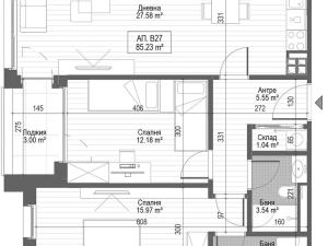 Prodej bytu 3+kk, Sofie, Bulharsko, 85 m2
