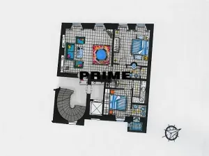 Pronájem bytu 3+1, Praha - Malá Strana, Hroznová, 73 m2