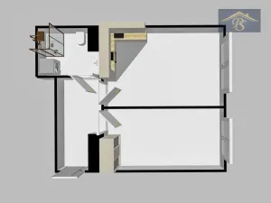 Pronájem bytu 2+kk, Praha - Strašnice, Černokostelecká, 41 m2
