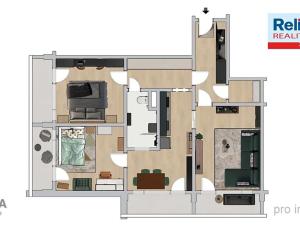 Prodej bytu 3+1, Liberec, Jáchymovská, 73 m2