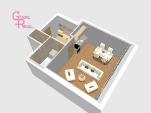 Pronájem bytu 1+kk, Brno - Líšeň, Poslušného, 33 m2