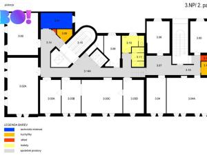 Pronájem kanceláře, Praha, Žerotínova, 419 m2