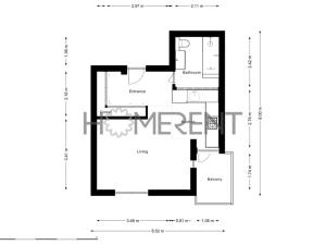 Pronájem bytu 1+kk, Praha, Sekaninova, 40 m2