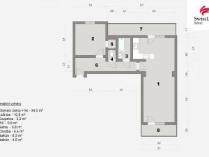 Prodej bytu 2+kk, Praha - Holešovice, U průhonu, 62 m2