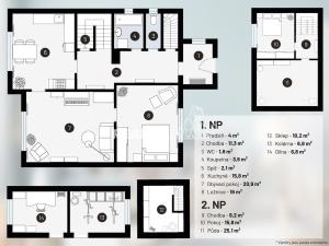 Pronájem rodinného domu, Český Brod, Klučovská, 101 m2