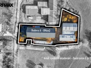 Prodej skladu, Doubravice, 1380 m2